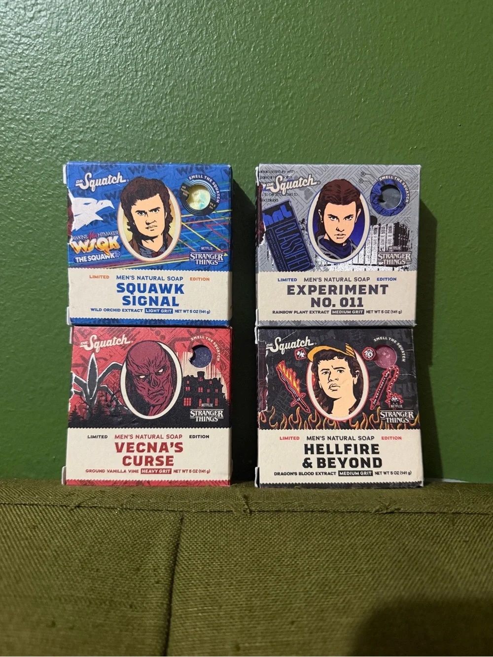 Squatch Labs Limited Edition Soap Set - Blue, Red, Gray